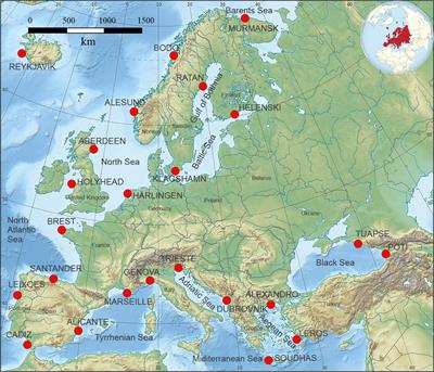 Regional tidal modeling on the European coast using tide gauges and satellite altimetry